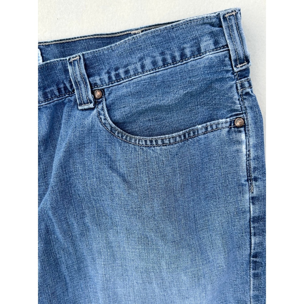 Old Navy Mens Denim Shorts Size 38 Medium Wash Blue 100% Cotton Casual Relaxed - Picture 8 of 16